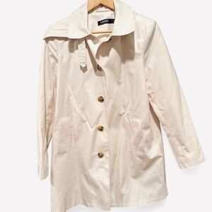 Lauren Ralph Lauren Balmacaan Hooded Raincoat